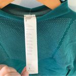 Fabletics NWT Peyton SculptKnit long sleeved Top Soft Pine Serenity Large Photo 5
