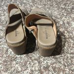 Naked Feet Silver Shimmery Wedges Size 6 Photo 3