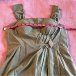 NWOT light green sleeveless formal dress with sheer coat rhinestone accent 8 Photo 7