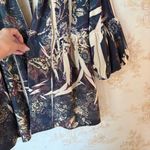 Vintage 90s y2k whimsigoth purple butterfly rhinestone bell sleeve cardigan 2X Photo 4