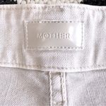 MOTHER Denim Mother The Major Zip Ankle Pant in Chalk It Up Oat Oatmeal Size 28 Photo 11