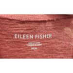 Eileen Fisher  Organic Cotton Hemp Blend V Neck Midi Dress Coral Size Medium Photo 2