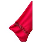 By & By Red Mini Dress Size Medium 3/4 Embellished Butterfly Sleeves Photo 4