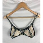 Shade & Shore  Snakeskin Bikini Top Size Medium Photo 1