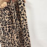 Essue  Tan Animal Print Midi Dress Womens M Summer Strappy Casual Belted Classic Photo 3