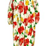 TCEC Think Of Me Cottagecore Floral Shift Dress Bodice Ruffled Collar Puff Sleeves L Photo 7