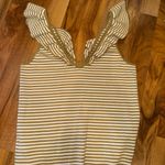 Madewell sweater tank sz medium striped wool blend business casual Photo 3