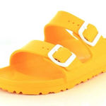 Birkenstock  Womens 10 Mens 8 Arizona Slide EVA Sandal Yellow Waterproof Plastic Photo 0
