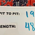 Knox Rose Red Blue Floral Patriotic Mid Dress Size Small Photo 2