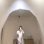 ZARA Ruffle Detail Collar V-neck Long Tshirt Dress Photo 2