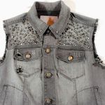 Melissa McCarthy NWOT  SEVEN7 Studded VEST XS. Photo 5