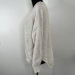 American Eagle Outfitters Knitted Crewneck Side Slit Comfy Cozy Lounge Sweater Photo 3