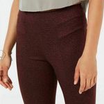 Hue Women’s  Tweed Knit High Waist Leggings Sangria Size Small NWT Photo 2