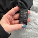 Babaton Aritzia  Black V Neck Blouse size small Photo 3
