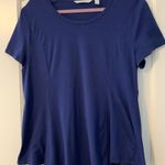 Isaac Mizrahi  Women’s Short Sleeve Tee Shirt Size Large Blue Photo 0