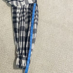 ZARA  Black and White Plaid Blouse with Bow Photo 16