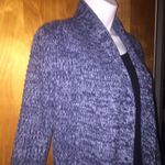Derek Heart Heathered Blue Open Front Cardigan Size Medium Photo 3