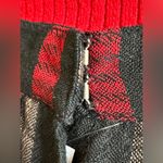 Susan Reade Stylish Vintage 70’s Red Black & Gray Maxi Plaid Skirt Sz M Photo 3