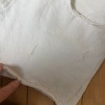 Levi's  Premium Denim Jean Shorts Distressed White Size 31 Photo 6