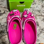 Brand New Barbie Crocs Electric Pink 208817 Photo 2
