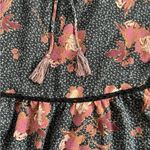 Knox Rose Women’s Peasant Top Tunic L Floral Boho Cottagecore Feminine Prairie Photo 3