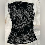 Vince Camuto  Monochrome Floral Dress Photo 2