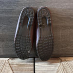 Talbots  Womens Brown Leather Loafers Slip-Ons Size 8M Tassels Career Mule Photo 4