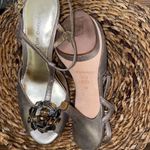 Gianni Bini Women’s Gold  T-strap sandals gem embellished heels pumps platforms 8 Photo 4