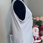 Eyeshadow Women’s Velvet Christmas Top Snowman Sz L Photo 2