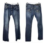 Miss Me Women’s Blue Denim Jean Boot Cup JD1065B Size 28 Photo 1