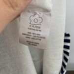 Farm Rio Embroidered Applique Stripe Mini Dress XS New Photo 12