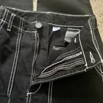 H&M Black & White Contrast Stitch High Waisted Ankle Pants Photo 6