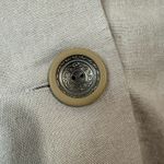 For Cynthia Dress L Gray Button Up Linen Lagenlook Pockets Sleeveless Minimalist Photo 10