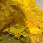 Nara sheer lace mini dress yellow size Xs Sold out on urban o Photo 11