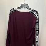 Victoria's Secret Victoria’s Secret VS Pink Long Sleeve Campus Baseball Oversized T-Shirt Tunic S Photo 2