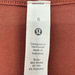 Lululemon | 6 | Up For Down Time Relaxed Long Sleeve Silk Blend Top in Terracota Photo 4
