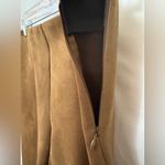 Loft  Faux‎ Suede Side Zip Leggings Size 8 Photo 4
