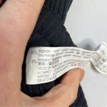 ZARA  Trafaluc Off the Shoulder Black Ribbed Short Sleeve Lettuce Hem Crop Top Photo 6