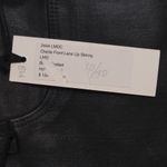 L'Agence Womens Cherie Front Lace Up Skinny Jeans Black Stretch Mid Rise 25 New Photo 8