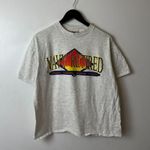 American Vintage Oversized Vintage Navy Retired T Shirt Vintage 90s Womens Gray Large L Graphic Photo 7