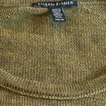 Eileen Fisher Green Pullover Stretch Sweater Tie Waist Cozy Size XS Women's Photo 9
