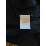 J Jill Navy Blue Linen Viscose Vneck Sheer Dress Swim Coverup Womens Small Photo 6