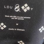 Lou & grey Black White Diamond High Rise Leggings Medium Photo 3