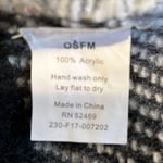 Una Talla Black Buffalo Plaid Scarf Wrap OSFM Photo 2