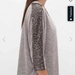 Daytrip  Gray & Sequin Dolman Sleeve Top Photo 1