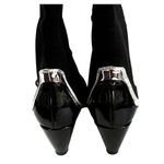 Jady Rose Walk Your Way Boots Contrastive Trim Knee Length Leather Black 8M NWOB Size 8 Photo 6