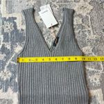 Gray Quince Ribbed Knit Sleeveless Tank Photo 2