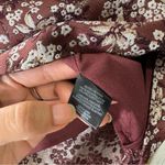 NWT $89 • Leyden • Mini Dress • Blossom Jacquard • Burgundy • XS • Floral Red Photo 8