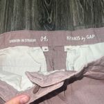 Gap Khakis by  Womens Broken in Straight Size 4 Regular Purple Chambray Mid Rise Photo 5