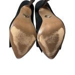 Betsey Johnson Black Suede Bow Pointed Toe Kitten Heel Pumps Classic Shoes Photo 8